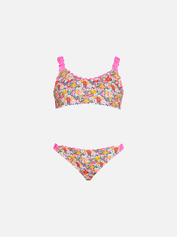 Bralette da bambina con stampa fiori Liberty | EDIZIONE SPECIALE LIBERTY