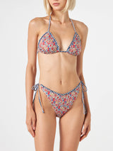 Damen-Triangel-Bikini mit Liberty-Print | Hergestellt aus Liberty-Stoff