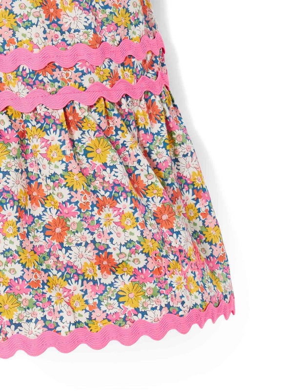 Abito da bambina con stampa fiori Liberty | EDIZIONE SPECIALE LIBERTY