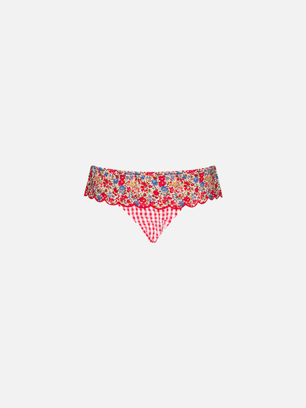 Slip da bagno da bambina con stampa Liberty | EDIZIONE SPECIALE LIBERTY