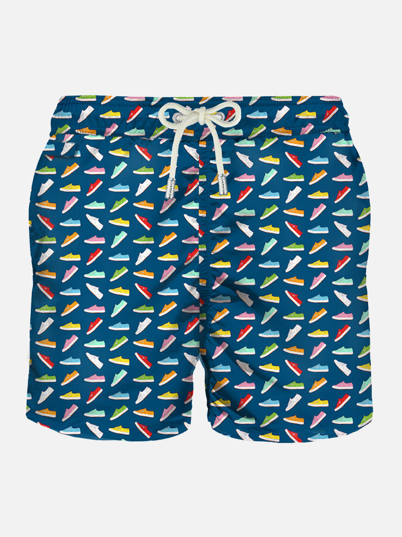 Light fabric man swim shorts Superga print | SUPERGA® SPECIAL EDITION