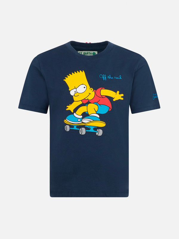 Boy heavy cotton t-shirt with Bart skate print | THE SIMPSONS SPECIAL EDITION