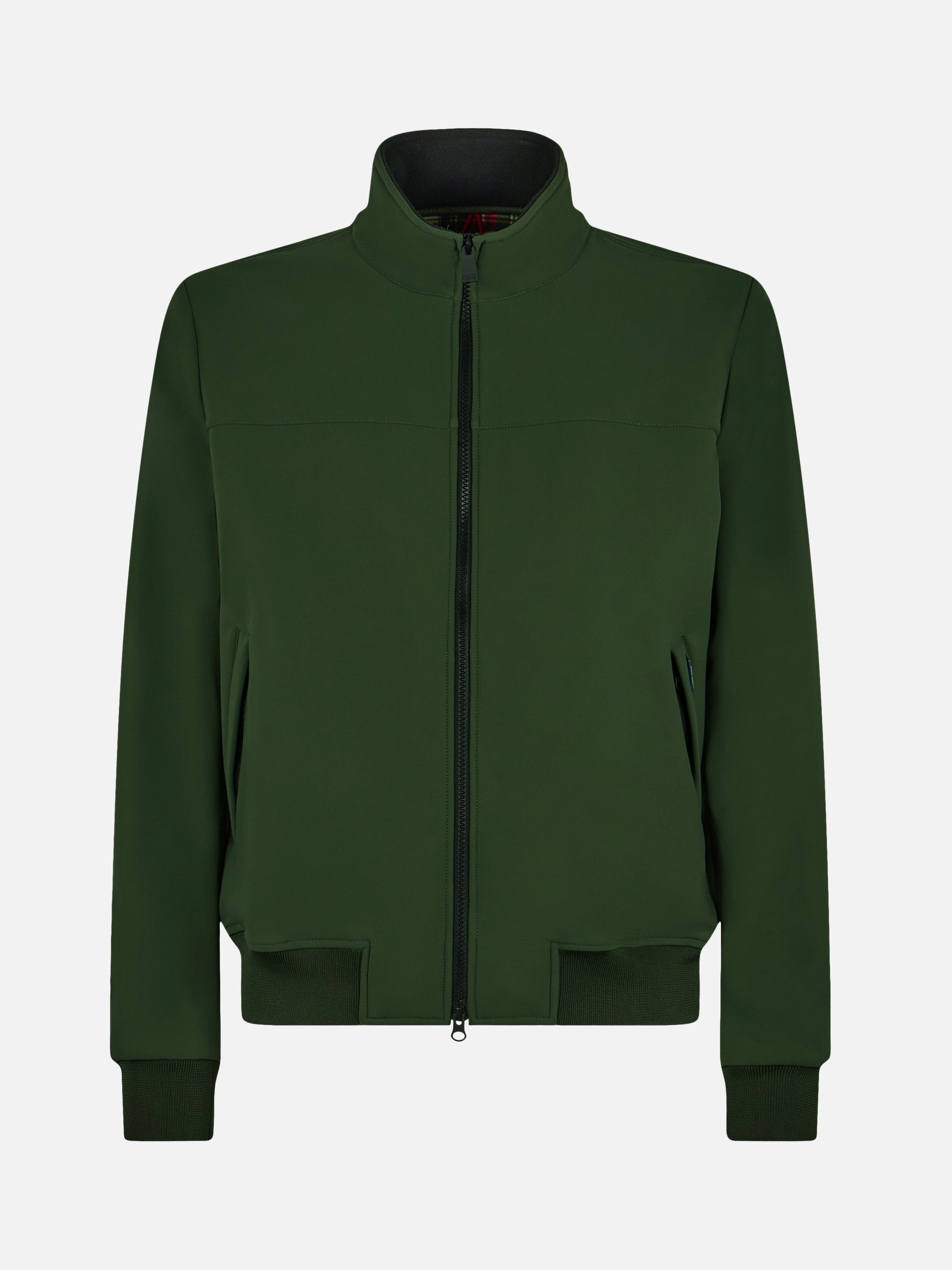 Man mid-weight military green bomber jacket Traveler - MC2 Saint Barth