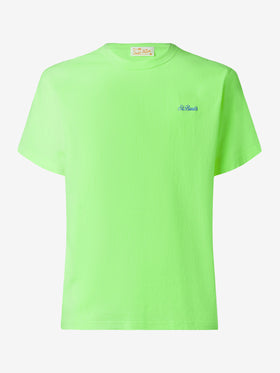 Man green cotton t-shirt - MC2 Saint Barth