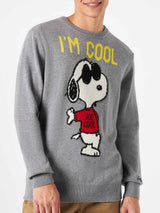 Maglione da uomo con Rock Snoopy grigio | SNOOPY - EDIZIONE SPECIALE PEANUTS™