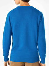 Man sweater with Milano Padel Club jacquard print