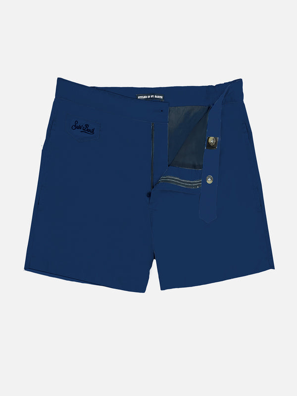 Blaue Herren-Badeshorts