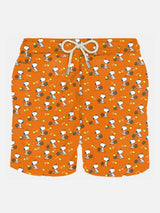 Man light fabric swim shorts with Tennis Snoopy print | SNOOPY - PEANUTS™ SPECIAL EDITION