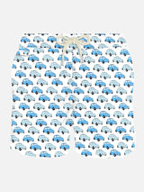 Herren-Badeshorts aus leichtem Stoff mit Fiat 500-Autoaufdruck | FIAT© 500 Sonderedition