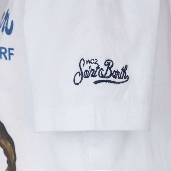 Boy's t-shirt Saint Barth Monkey Surf - MC2 Saint Barth