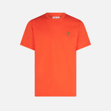 Man orange cotton t-shirt