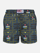 Herren-Badeshorts mit Pac-Man-Aufdruck