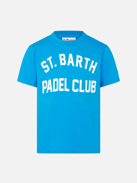 Boy cotton t-shirt with print - MC2 Saint Barth