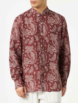 Herrenhemd mit Paisley-Print