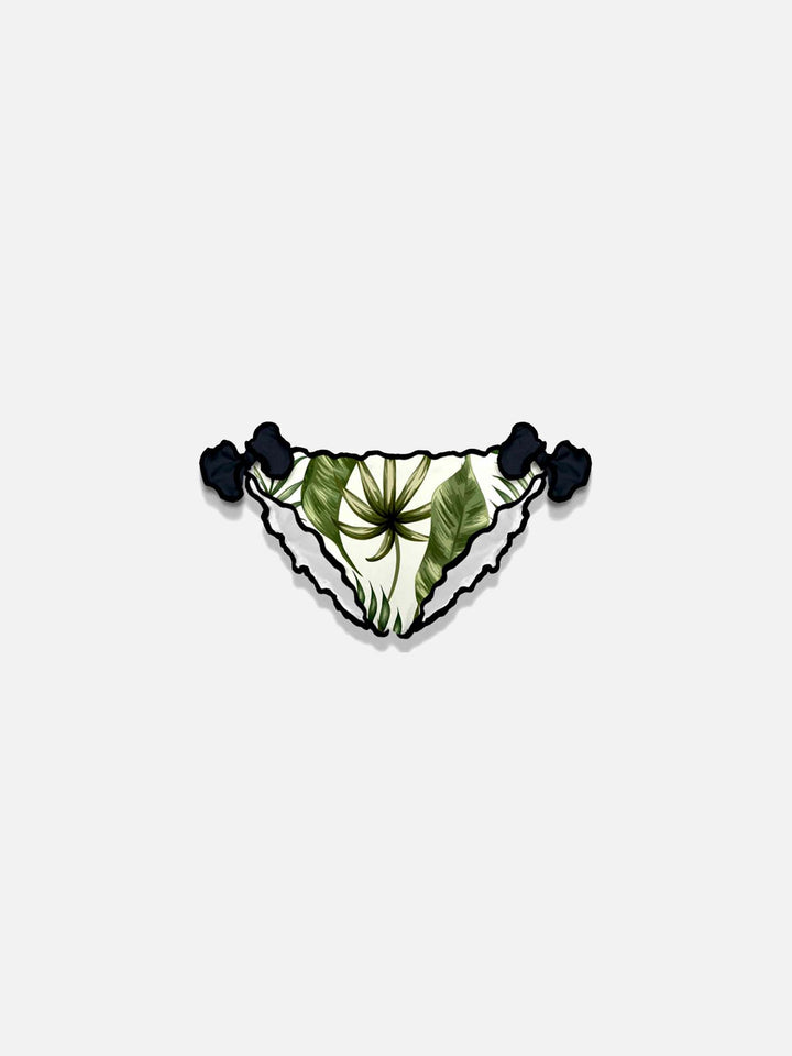 Girl swim briefs with tropical print - MC2 Saint Barth