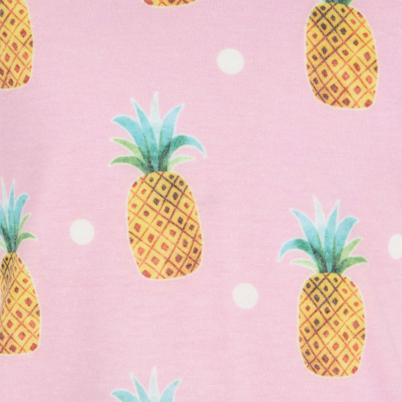 T-shirt da bambina con stampa ananas