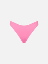 Pink plain color swim briefs