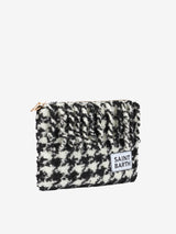 Pouch coperta a tracolla Parisienne con fantasia pied-de-poule