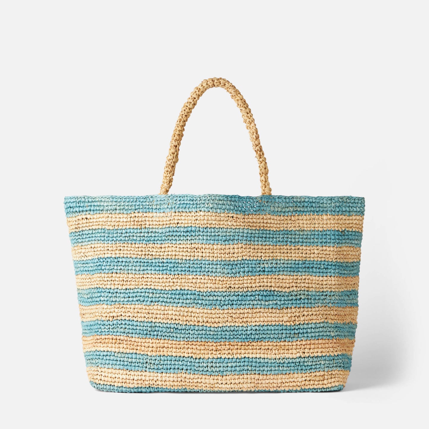 Raffia Ferdie bag with Saint Barth embroidery