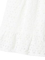 Girl white Sangallo dress