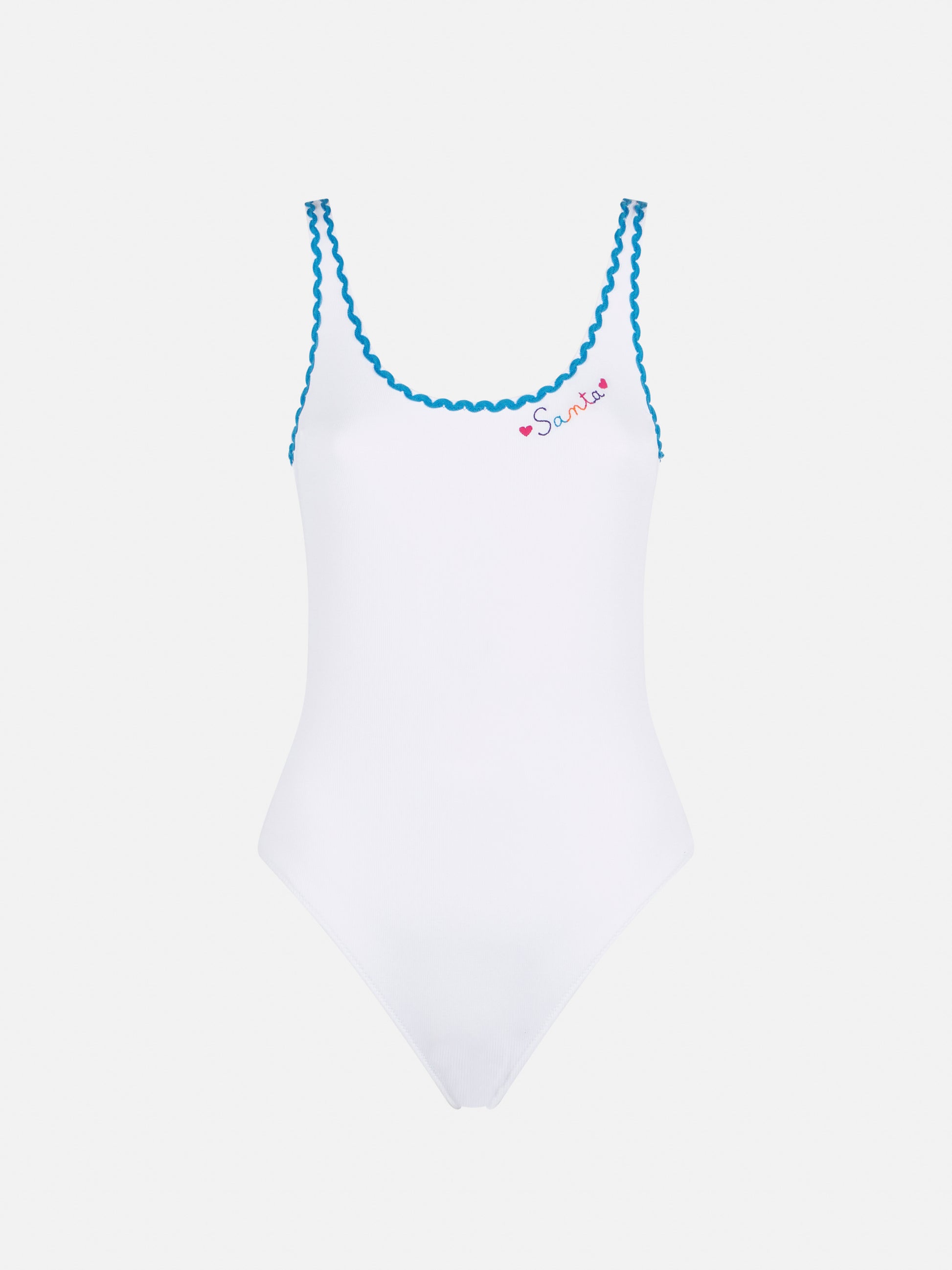 One piece swimsuit with Santa embroidery - MC2 Saint Barth