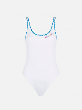 One piece swimsuit with Santa embroidery - MC2 Saint Barth
