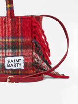 Colette blanket handbag with tartan print