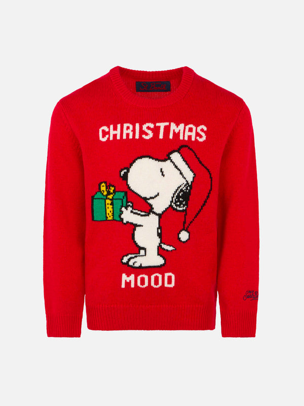 Snoopy Christmas Mood Print Mädchenpullover | Peanuts™ Sonderausgabe