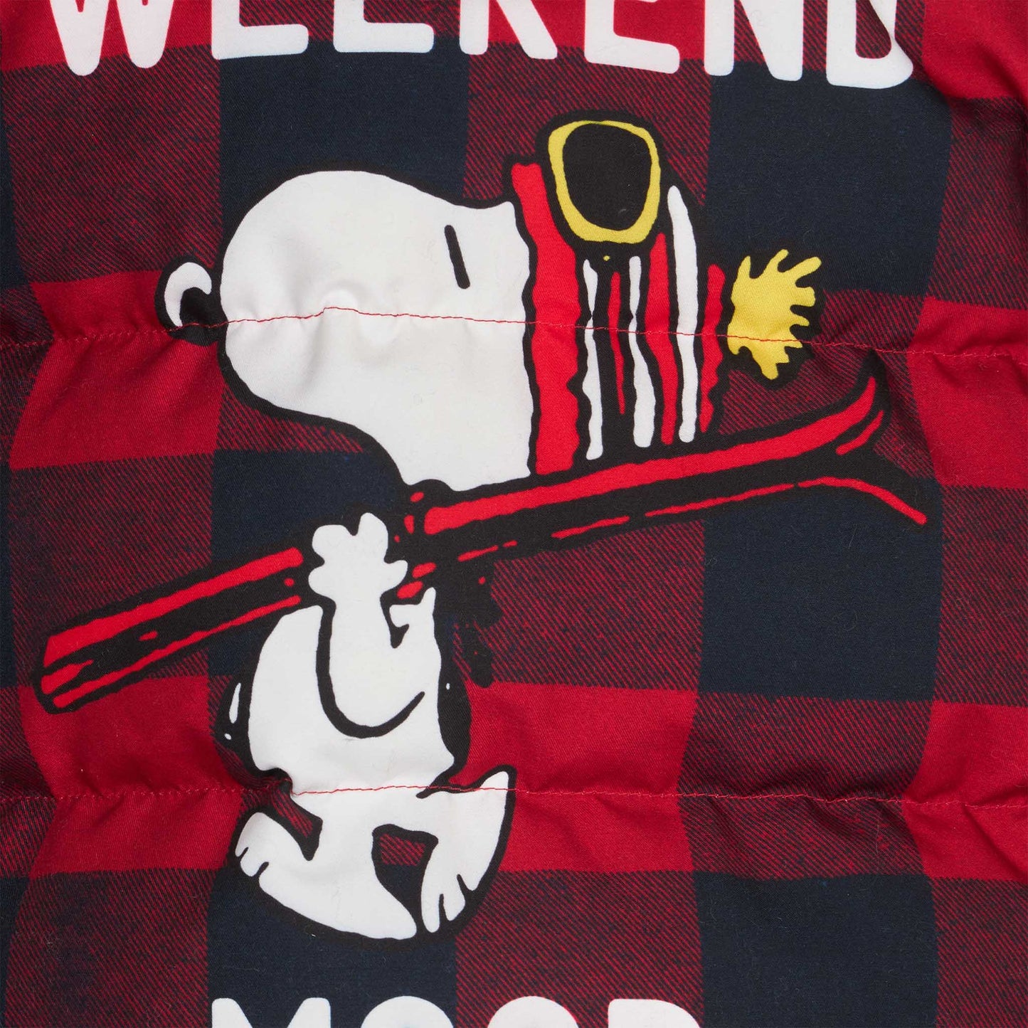 Kid hooded down padded jacket Snoopy print | Peanuts Special Edition