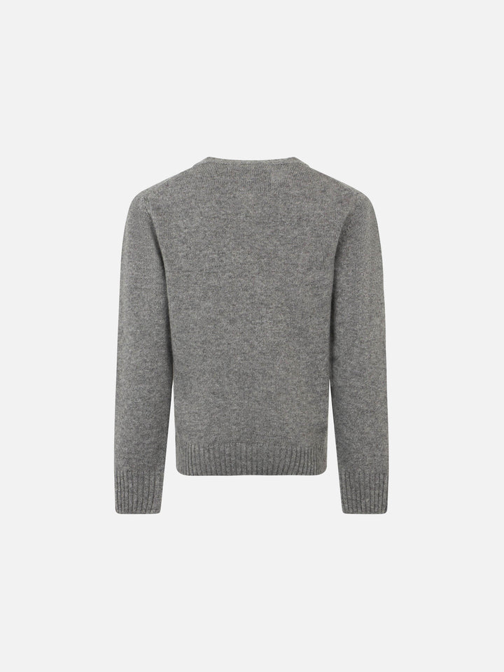 Snowboard is dead grey boy sweater - MC2 Saint Barth