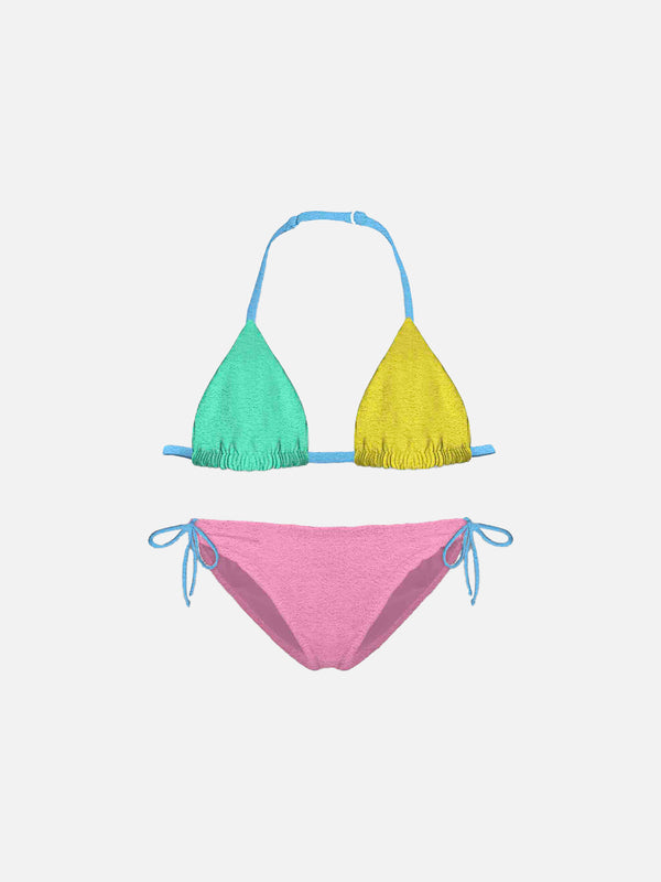 Girl terry multicolor bikini