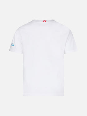 Baumwoll-T-Shirt für Jungen mit St. Barth Padel Club-Aufdruck