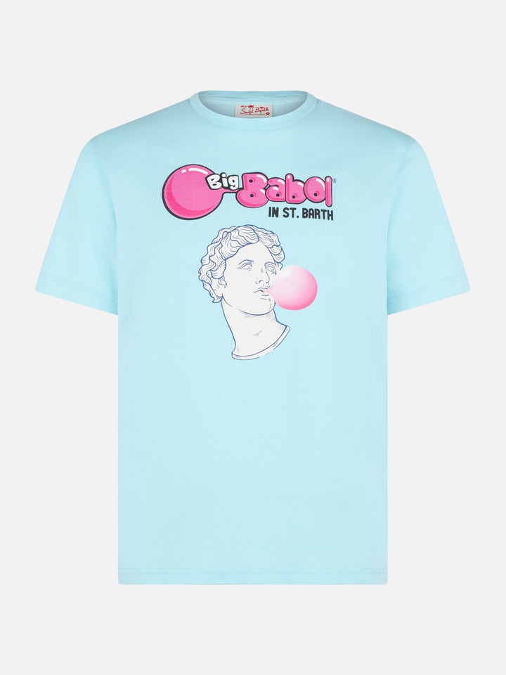 Man cotton t-shirt with statue Big Babol print | BIG BABOL® SPECIAL EDITION - MC2 Saint Barth