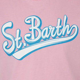 Baumwoll-T-Shirt für Mädchen mit St. Barth-Aufdruck