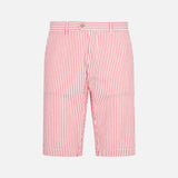 Red Stripe Bermuda Short