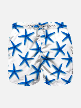 Starfish print boy swim shorts - MC2 Saint Barth