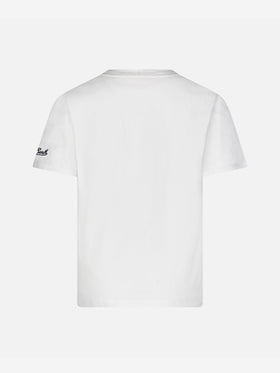 Boy cotton t-shirt with printed pocket