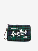 Pouch a tracolla tartan Parisienne