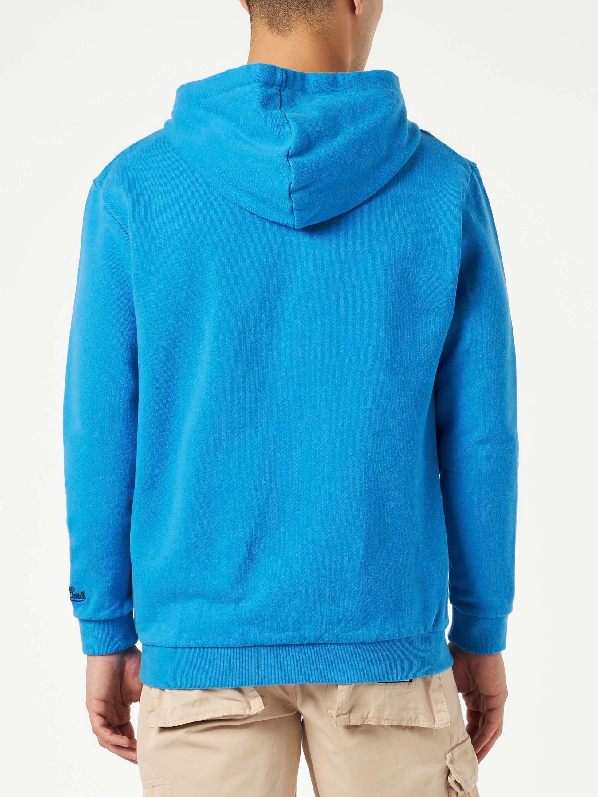 Man cotton sweatshirt with patch and embroidery - MC2 Saint Barth