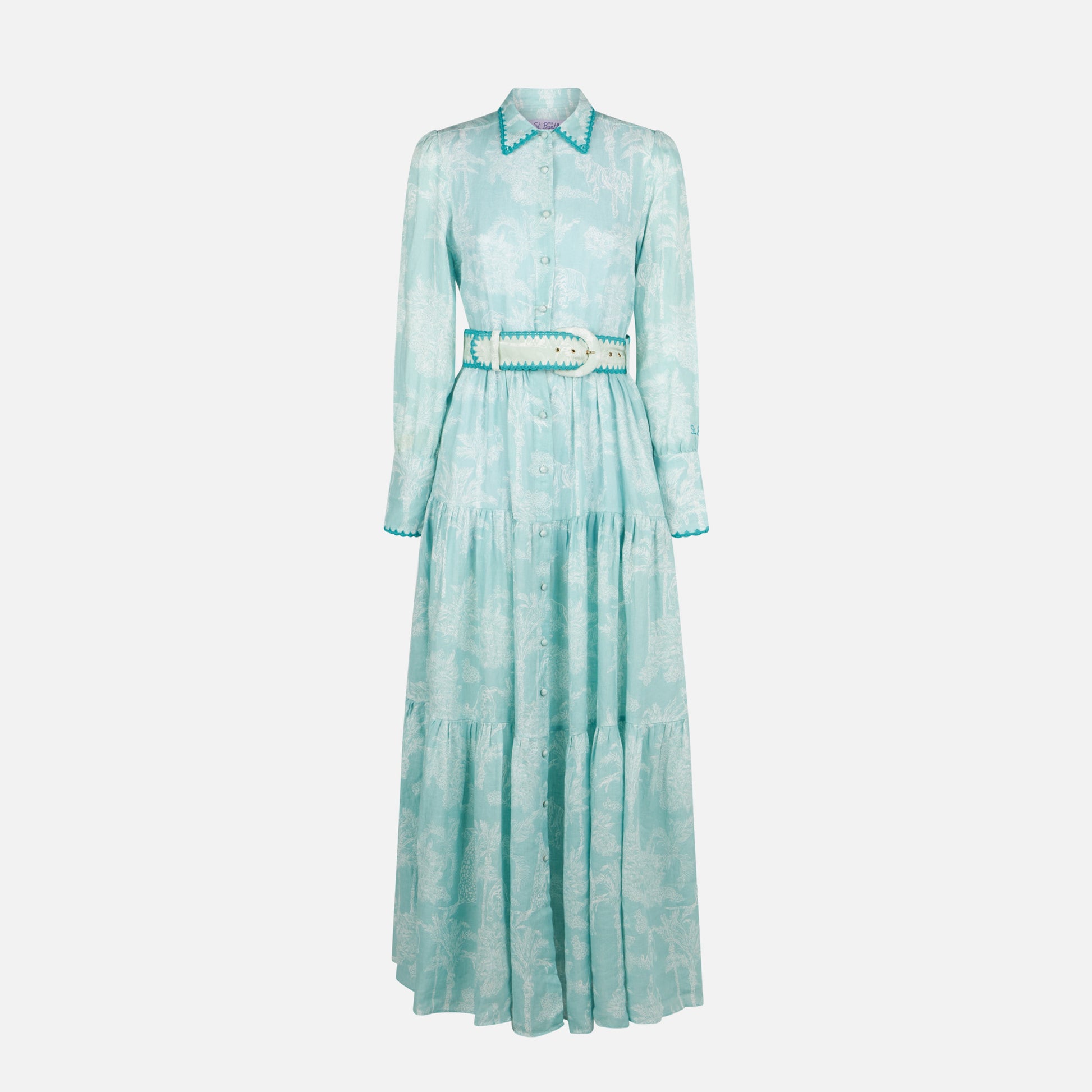Woman linen long dress - MC2 Saint Barth