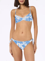 Bikini da donna a bralette scollo toile de Jouy May Yali