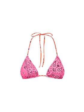 Damen-Triangel-Top mit Bandana-Print