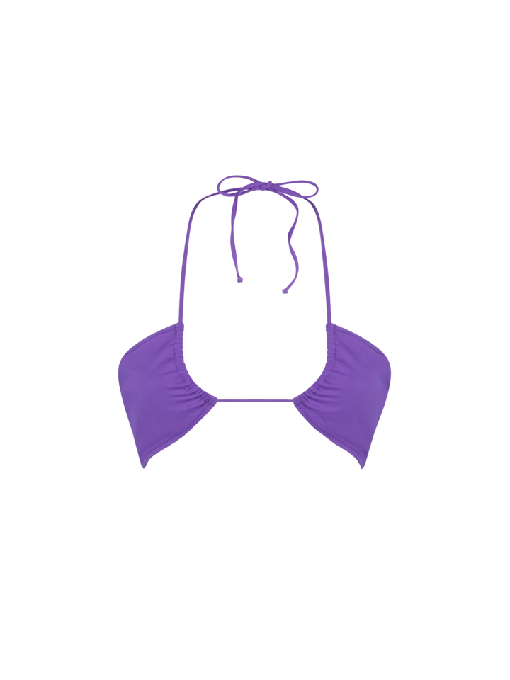 Woman violet bandeau top