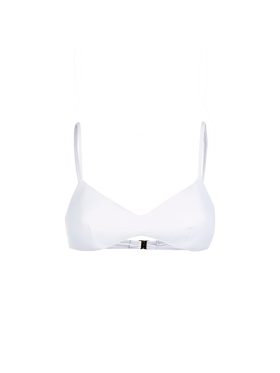 White ribbed bralette