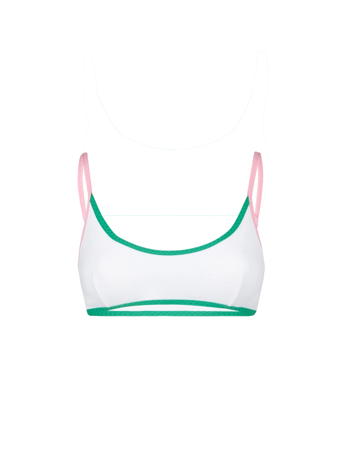 Costume da bagno da donna a bralette in spugna