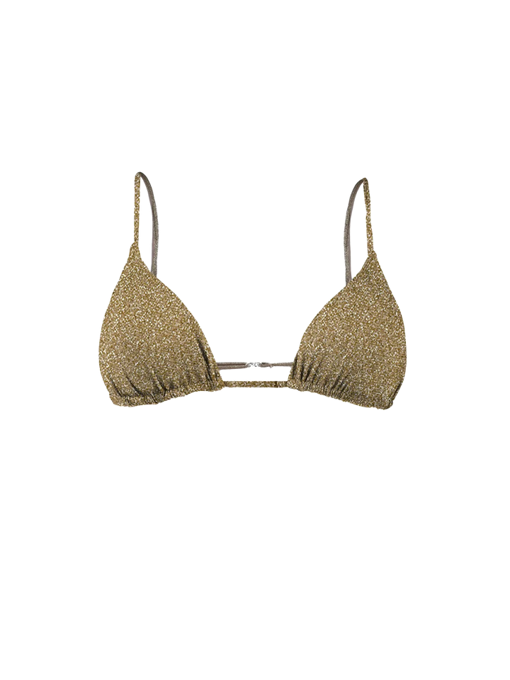 Triangolo lurex oro