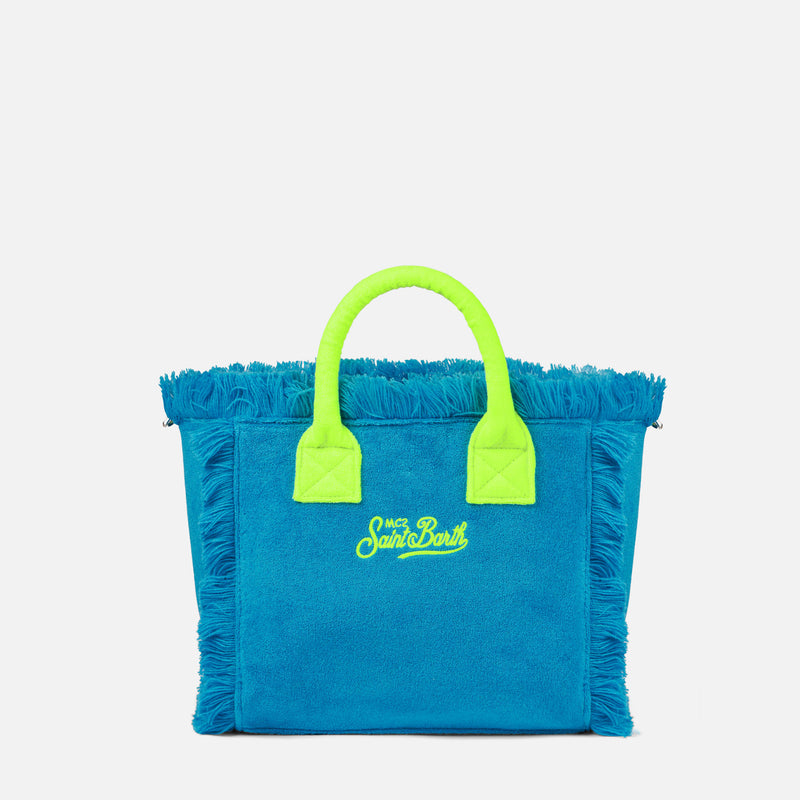 Colette turquoise terry handbag