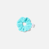 Water green crinkle scrunchie