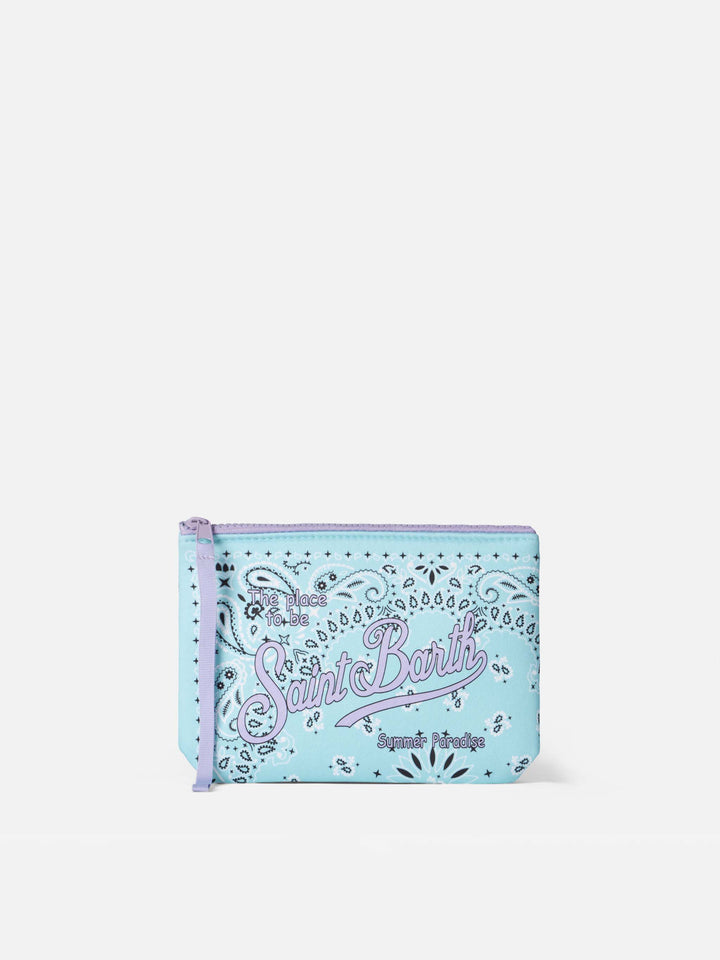 Aline wassergrüne Scuba-Pochette