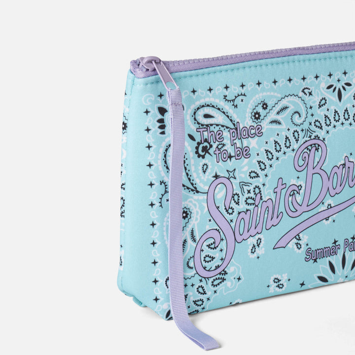 Aline wassergrüne Scuba-Pochette